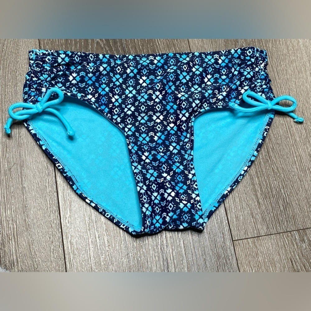Justice Girl Bikini Bottom Seimsuit Blue Size 10